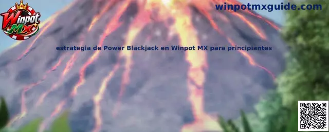 Ilustración educativa sobre estrategia de Power Blackjack para principiantes en Winpot MX