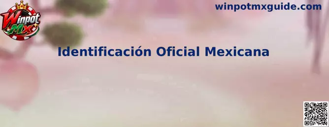 Guía visual sobre Identificación Oficial Mexicana para verificación de cuenta en Winpot Mx